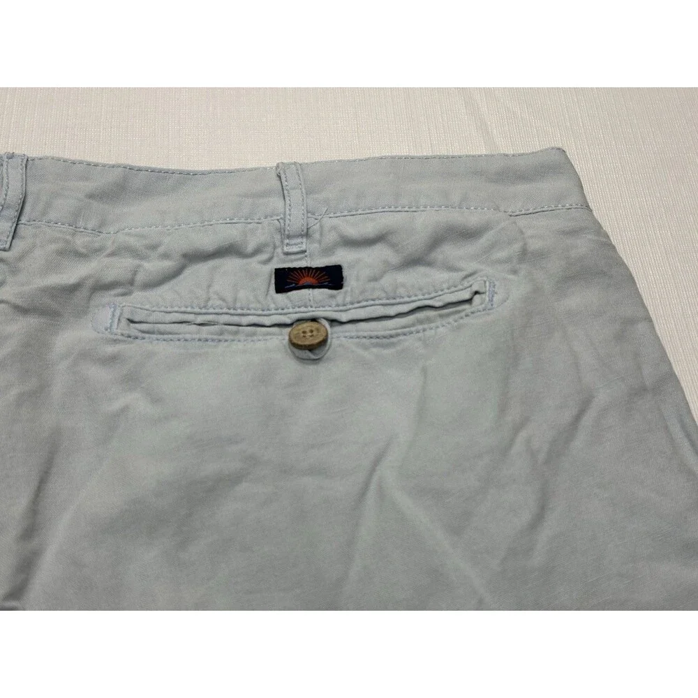 Men's Faherty Malibu Linen Blend Shorts 9